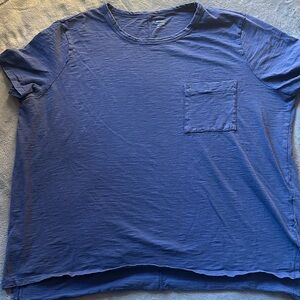 Old Navy pocket blue crew neck tee